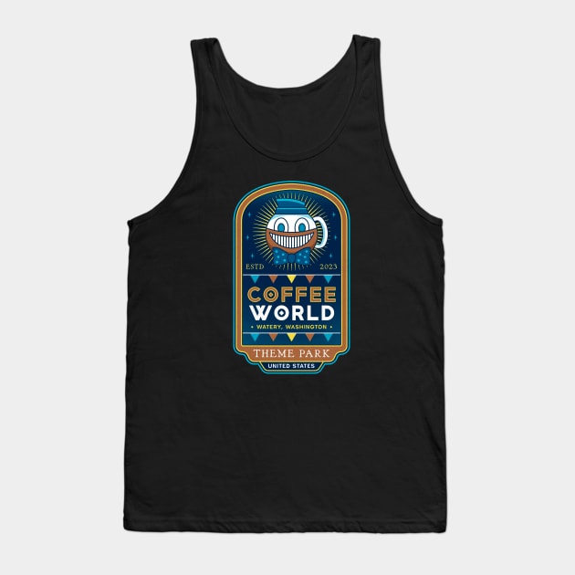 Watery Coffee World Tank Top by Lagelantee